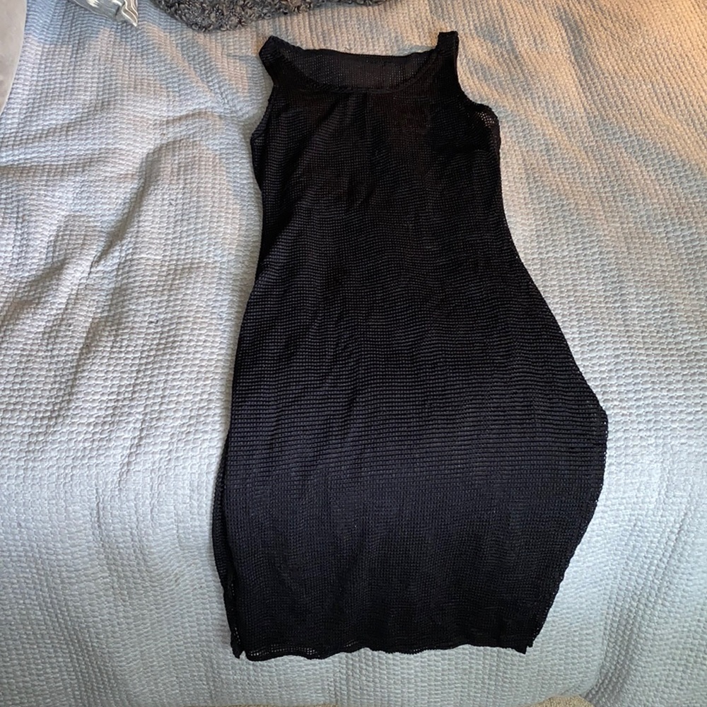 Mesh cover up dress